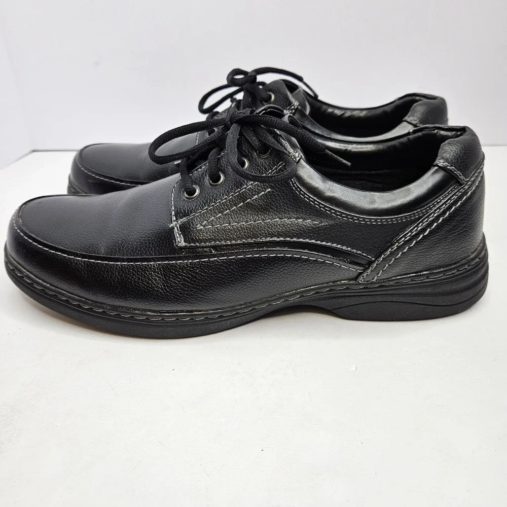 Croft & Barrow Core Technology Mens Shoe Size 13M Leather Upper Black‎